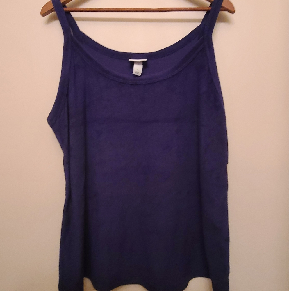 Brand New Navy Terry Camisole